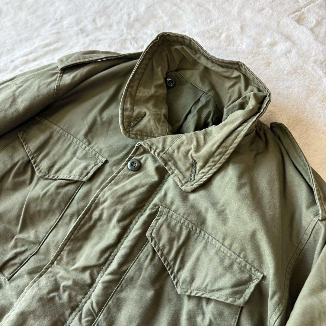米軍実物　L フィールドジャケット　M65 2nd USA軍放出品　ARMY 緑
