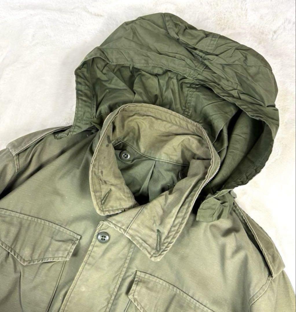 米軍実物　L フィールドジャケット　M65 2nd USA軍放出品　ARMY 緑