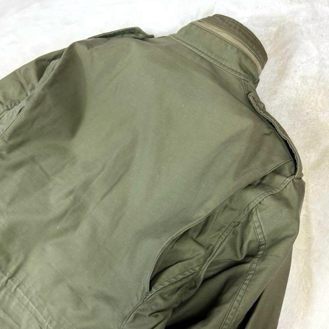 米軍実物　L フィールドジャケット　M65 2nd USA軍放出品　ARMY 緑