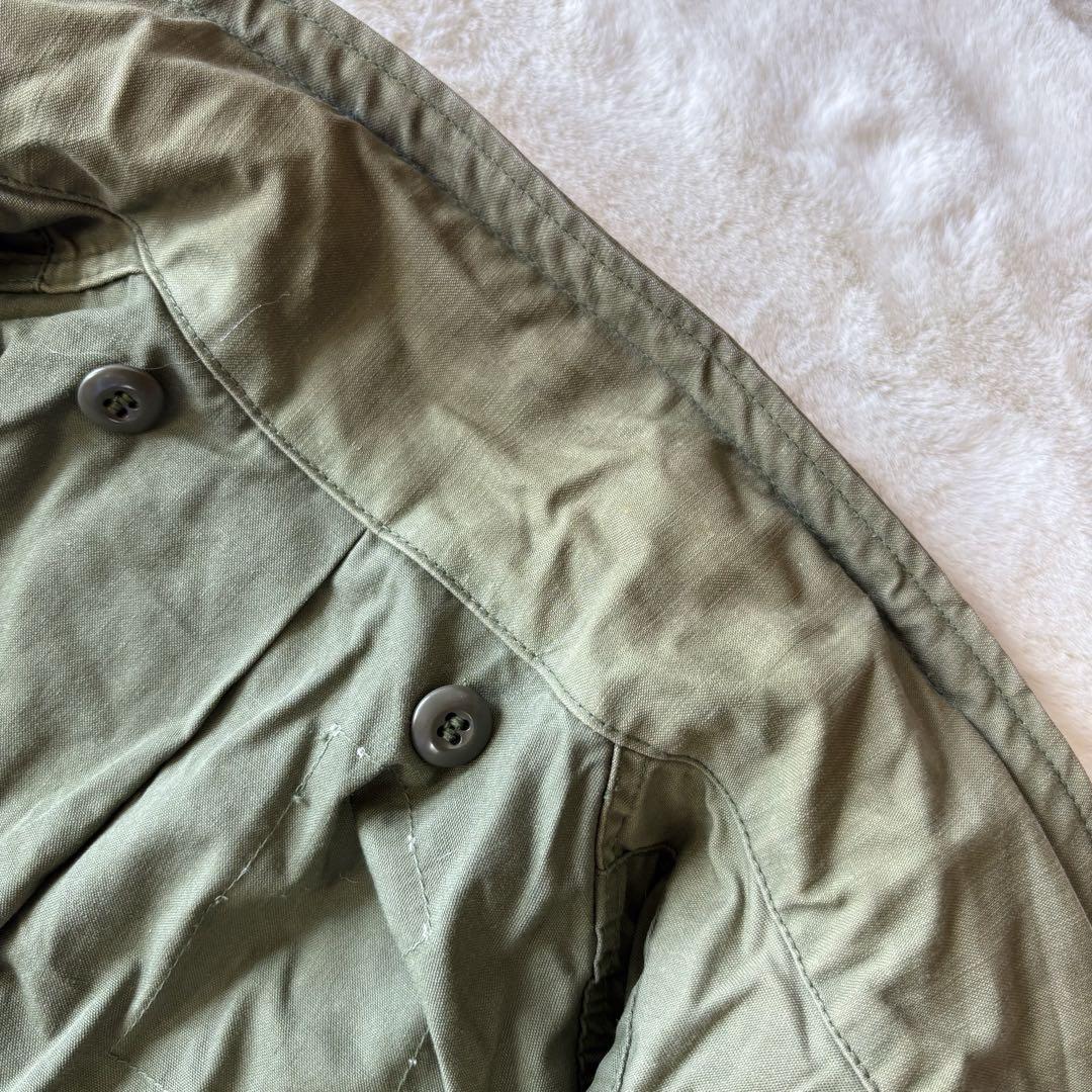 米軍実物　L フィールドジャケット　M65 2nd USA軍放出品　ARMY 緑