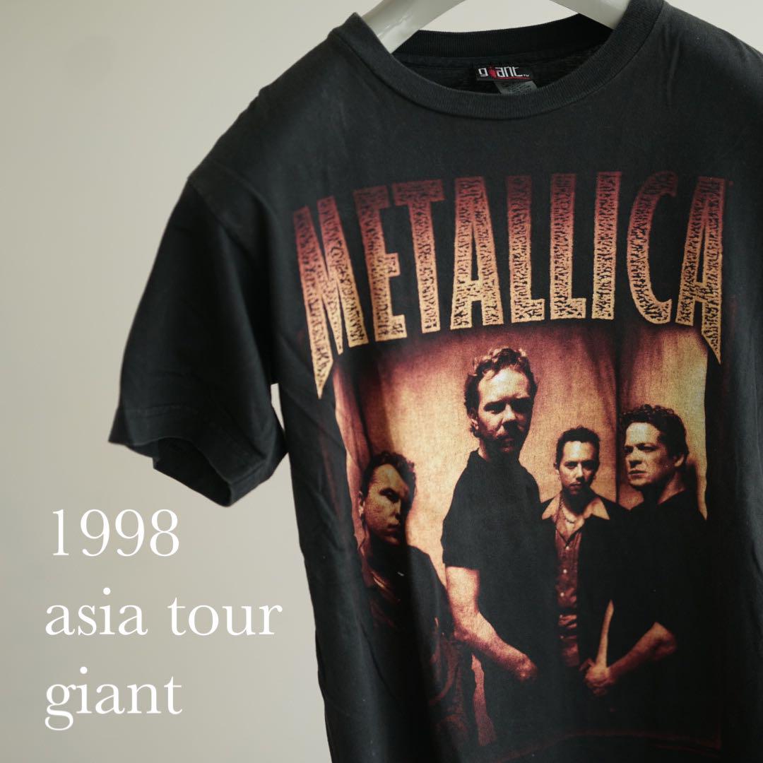 ファッションmetallica 98 Reload asia tour ビンテージ tシャツ