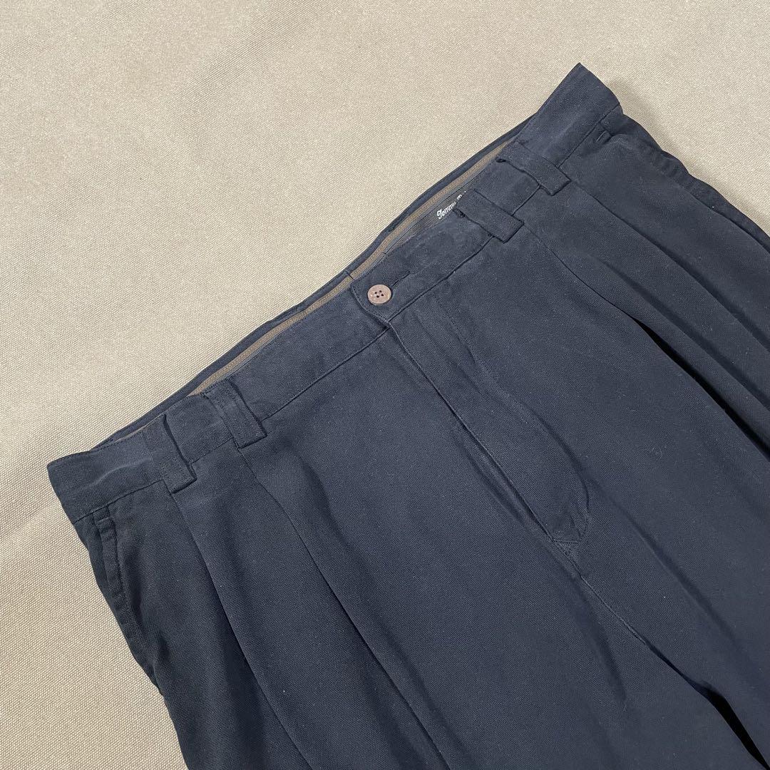 90s  Bahama シルク 2タックスラックス ビンテージ usa