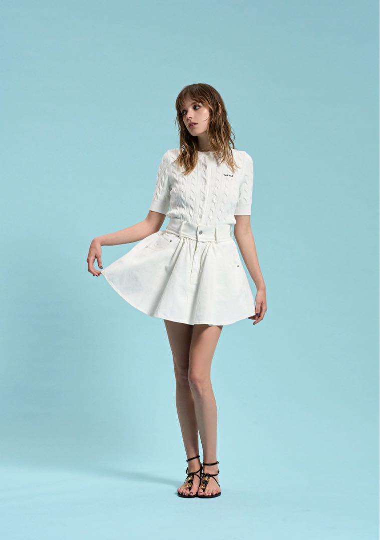 the toe olympia denim skirt デニムスカート