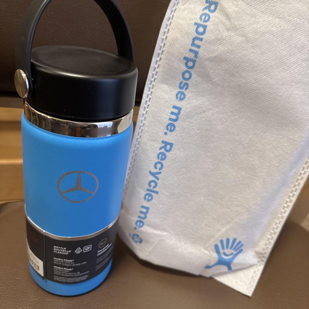 Mercedes-Benz Hydro Flask 160z 青　パシフィック
