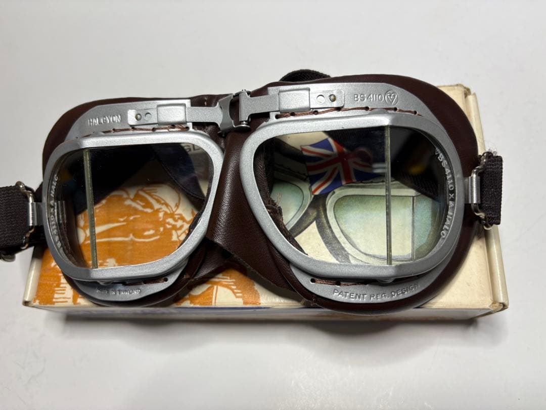 HALCYON MARK GOGGLES シルバー/ブラウン