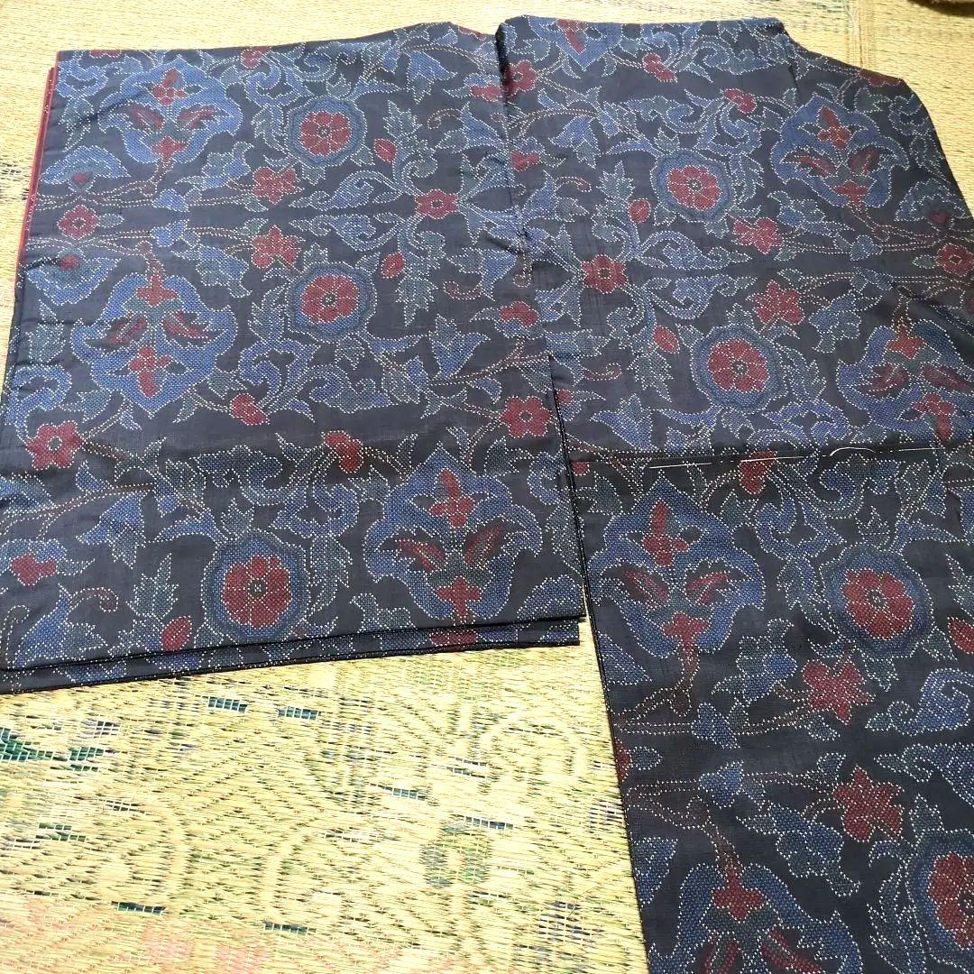 10時までタイムセール新品未使用しつけ糸付き大島紬着物 - メルカリ
