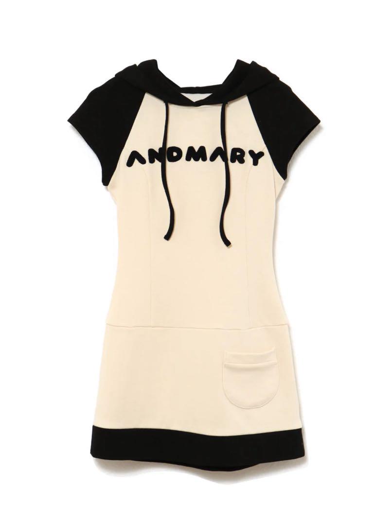 andmary mary logo mini dress - メルカリ