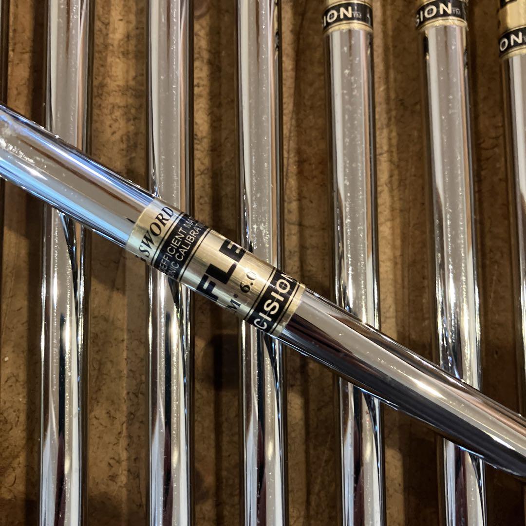 カタナ SWORD 501R #3〜9、ウエッジP+A+Sの10本セット
