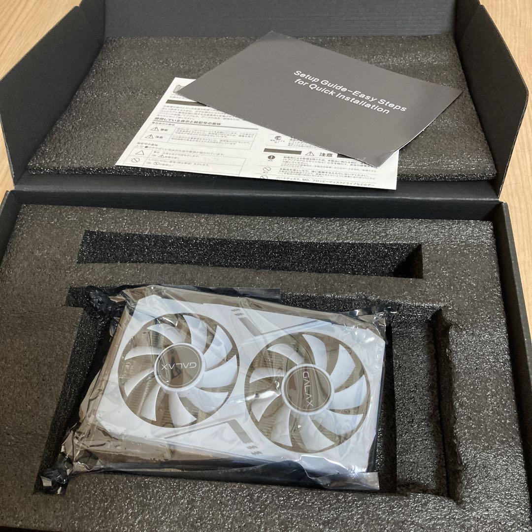 galax GALAKURO GTX1660ti グラボ　白　ホワイト
