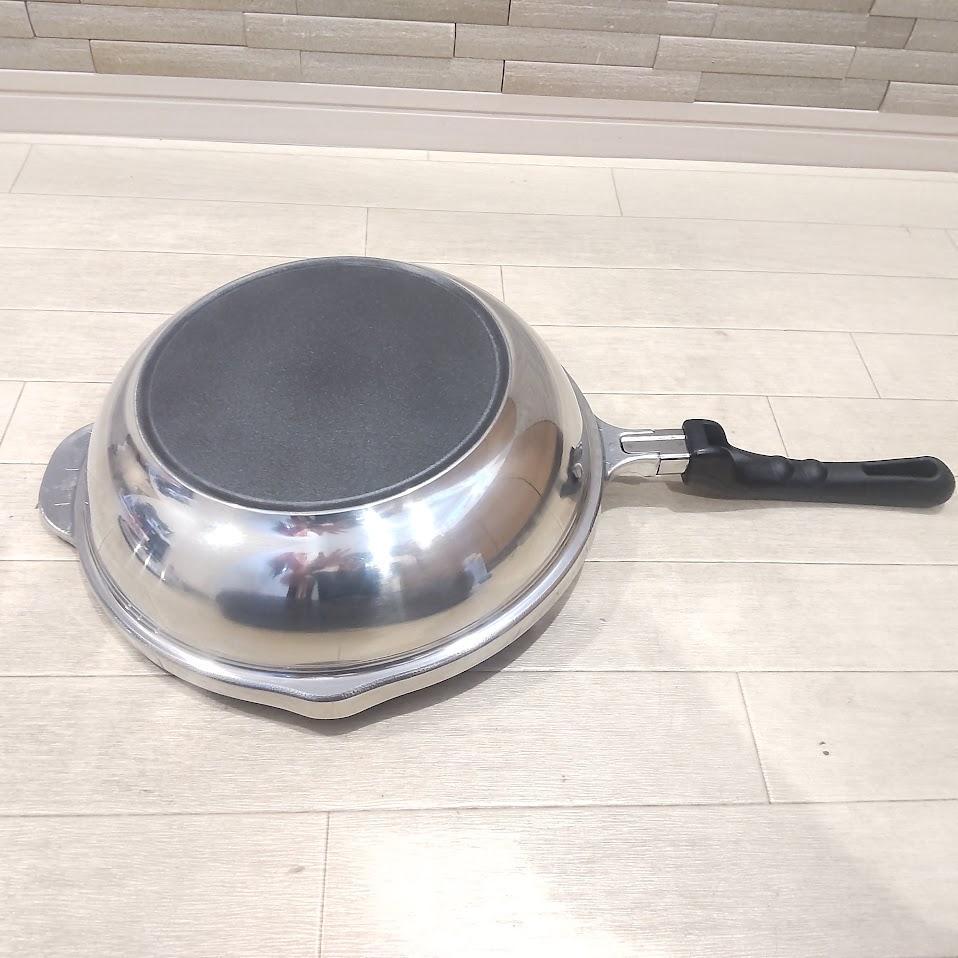 ★ほぼ新品★ ムスイ ホームパン 26cm 無水鍋 サーモラベル 3,5L
