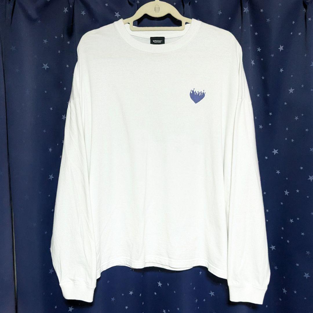 【新品未開封】藤井風 mo-eh-yo燃えよロングTシャツ 白 Mサイズ 藤井風 燃えよ ロングスリーブTシャツ ロンT L 白 ホワイト