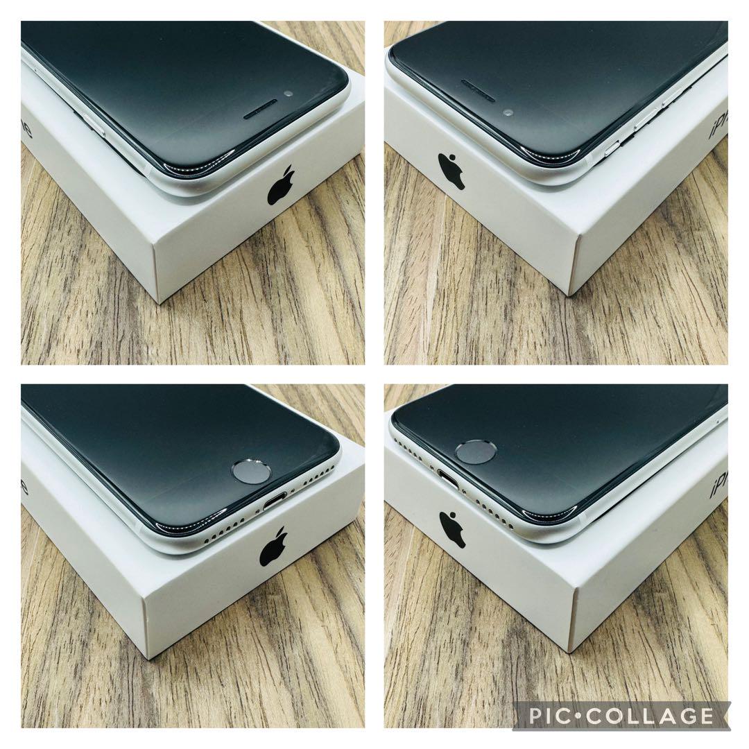 極美品】iPhoneSE2 ホワイト 128GB シムフリー 新品電池 599