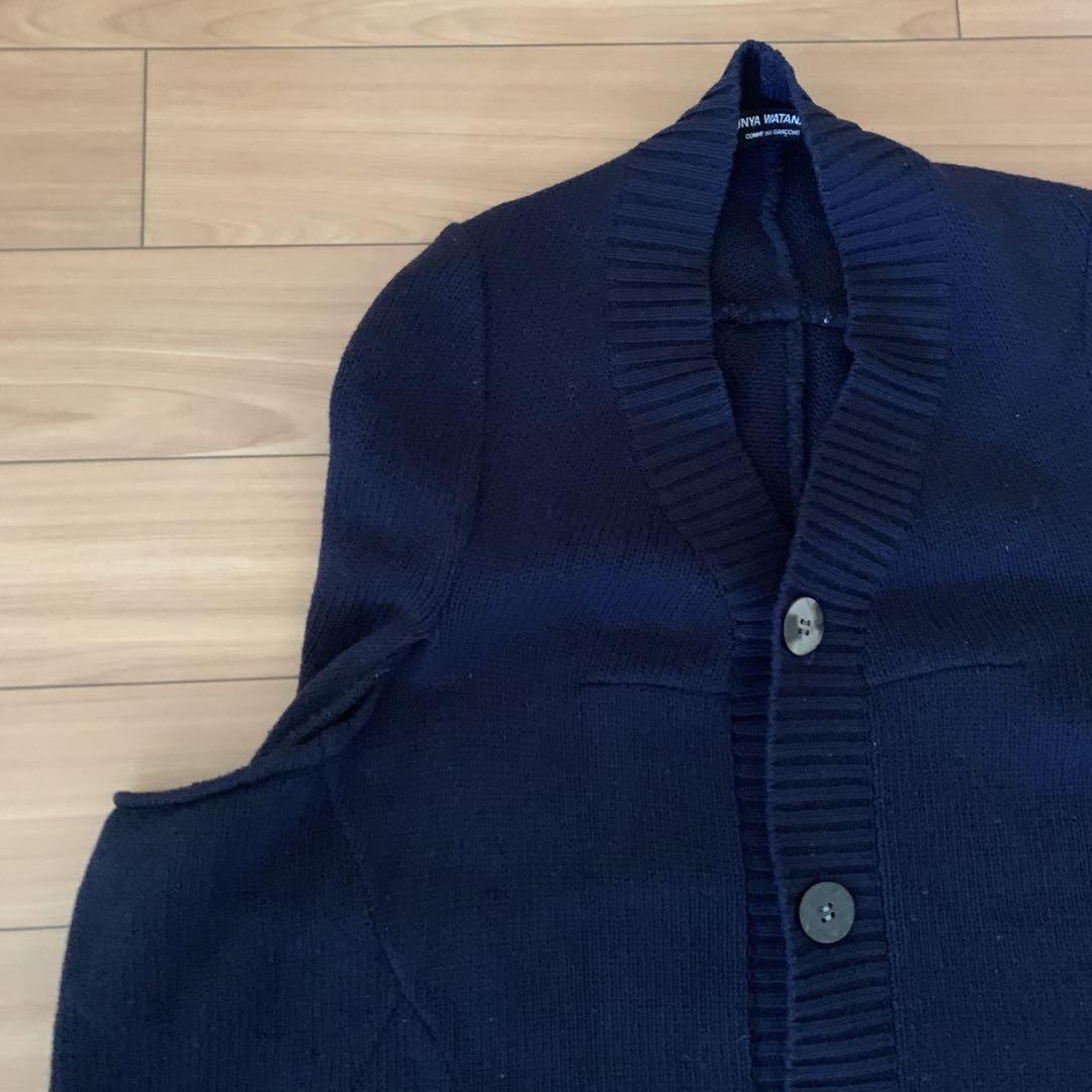 JUNYA WATANABE COMME des GARCON ニットベスト　紺