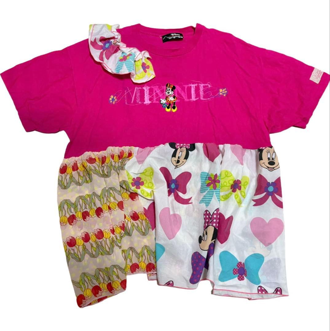 ビンテージ　ファンシー　ディズニー　ミニー　Tシャツ　チュニック