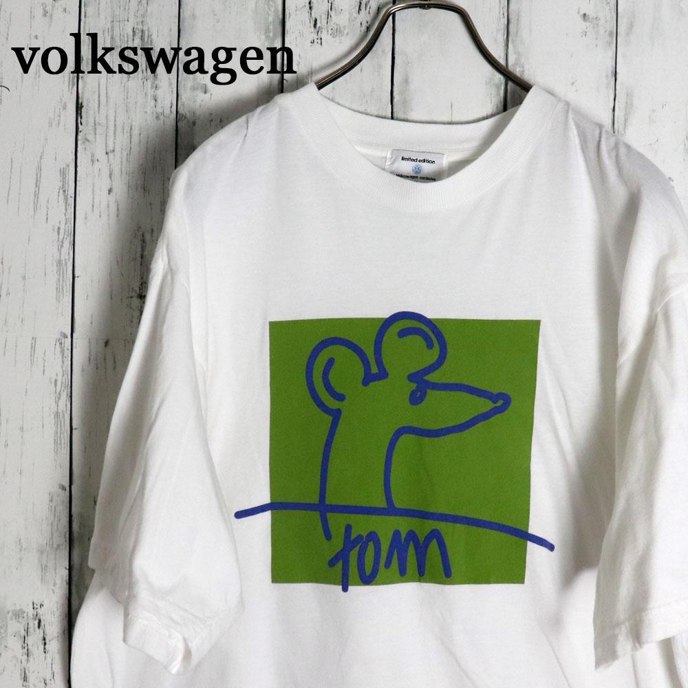 90~00s フォルクスワーゲン アニマルアートプリント Tシャツ