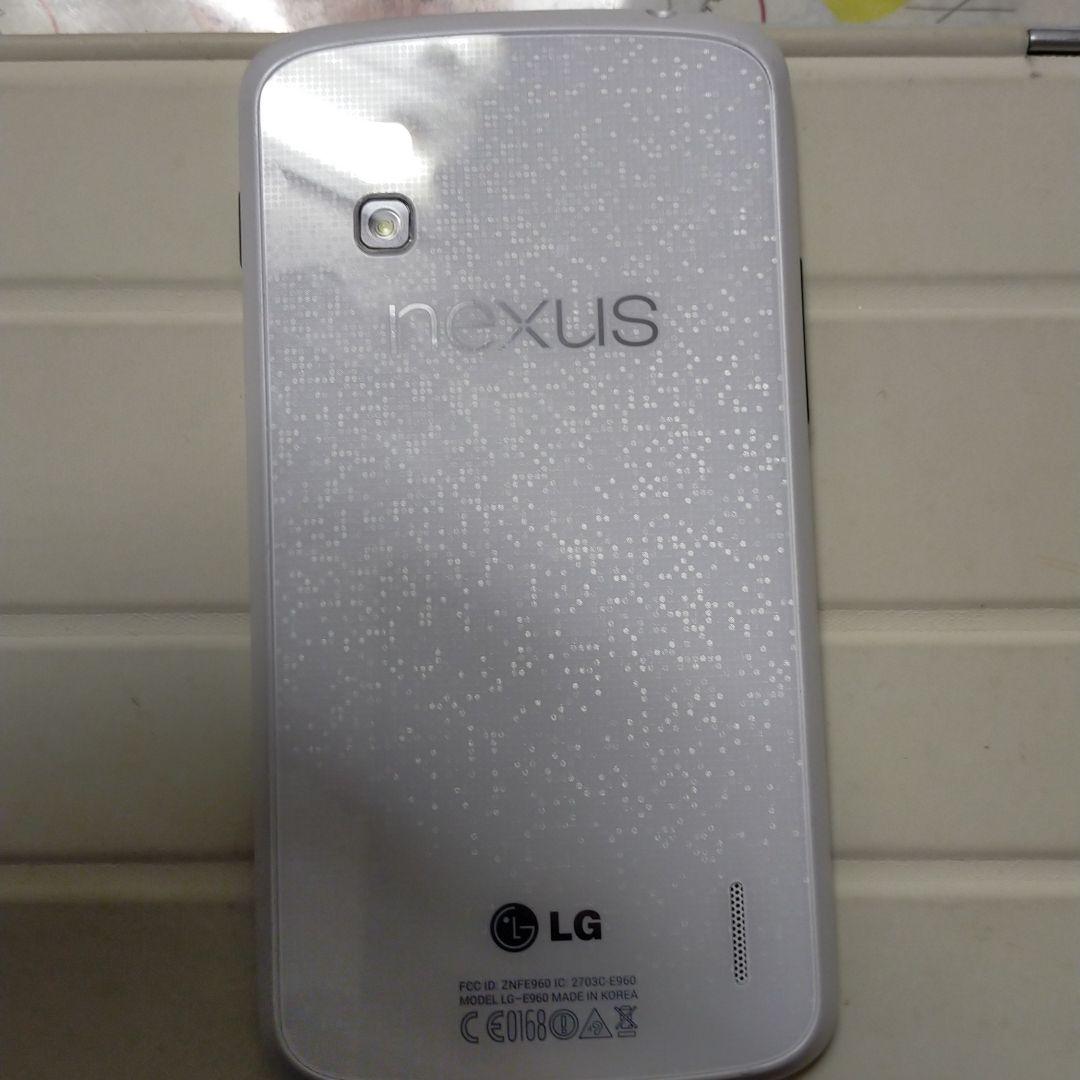 Google nexus4 16GB SIMフリー ホワイト