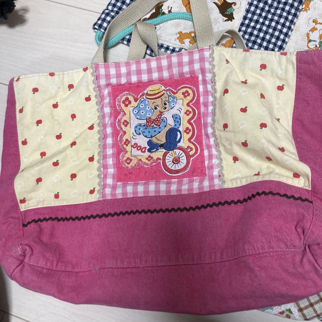 ハンドメイド6点　おんなのこ　入園入学準備　女の子　巾着