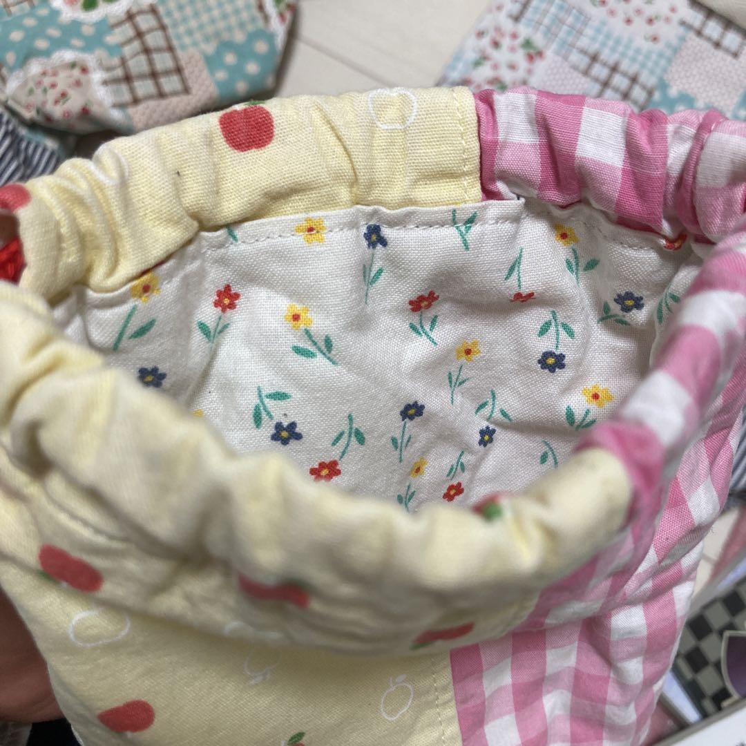ハンドメイド6点　おんなのこ　入園入学準備　女の子　巾着