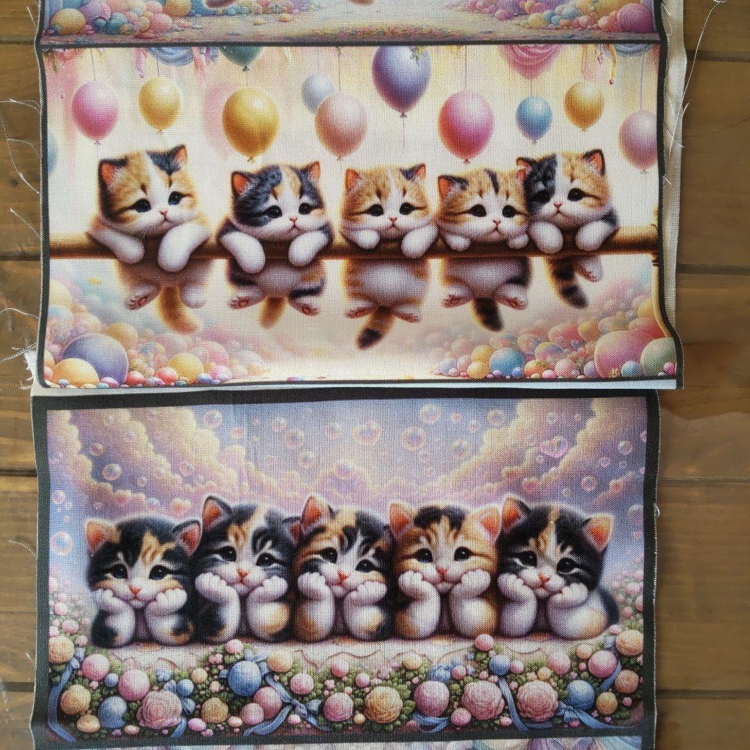 Mayu様 ご確認用  ハンドメイド  ねこちゃん 横長パネル