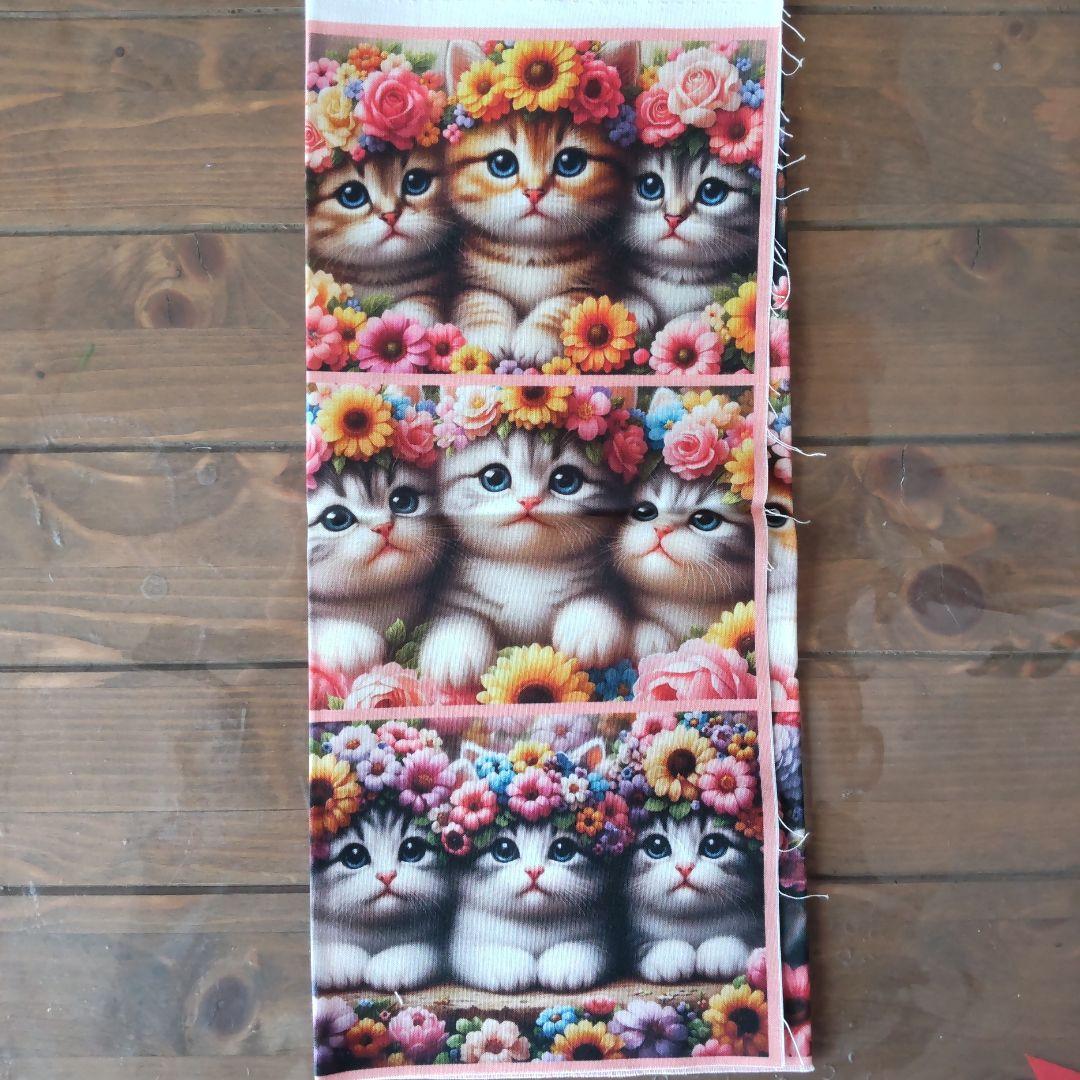 Mayu様 ご確認用  ハンドメイド  ねこちゃん 横長パネル