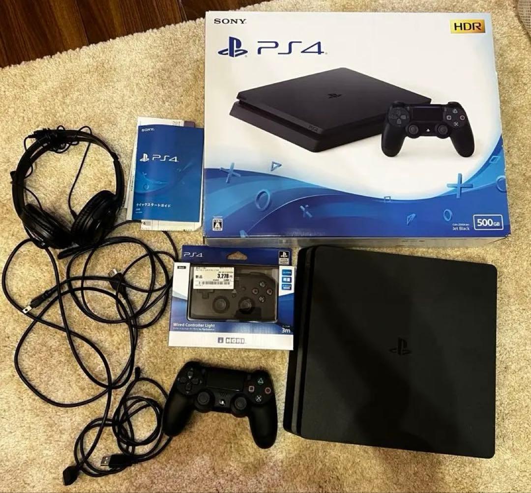 SONY PS4 500GB 本体 ヘッドセット付き