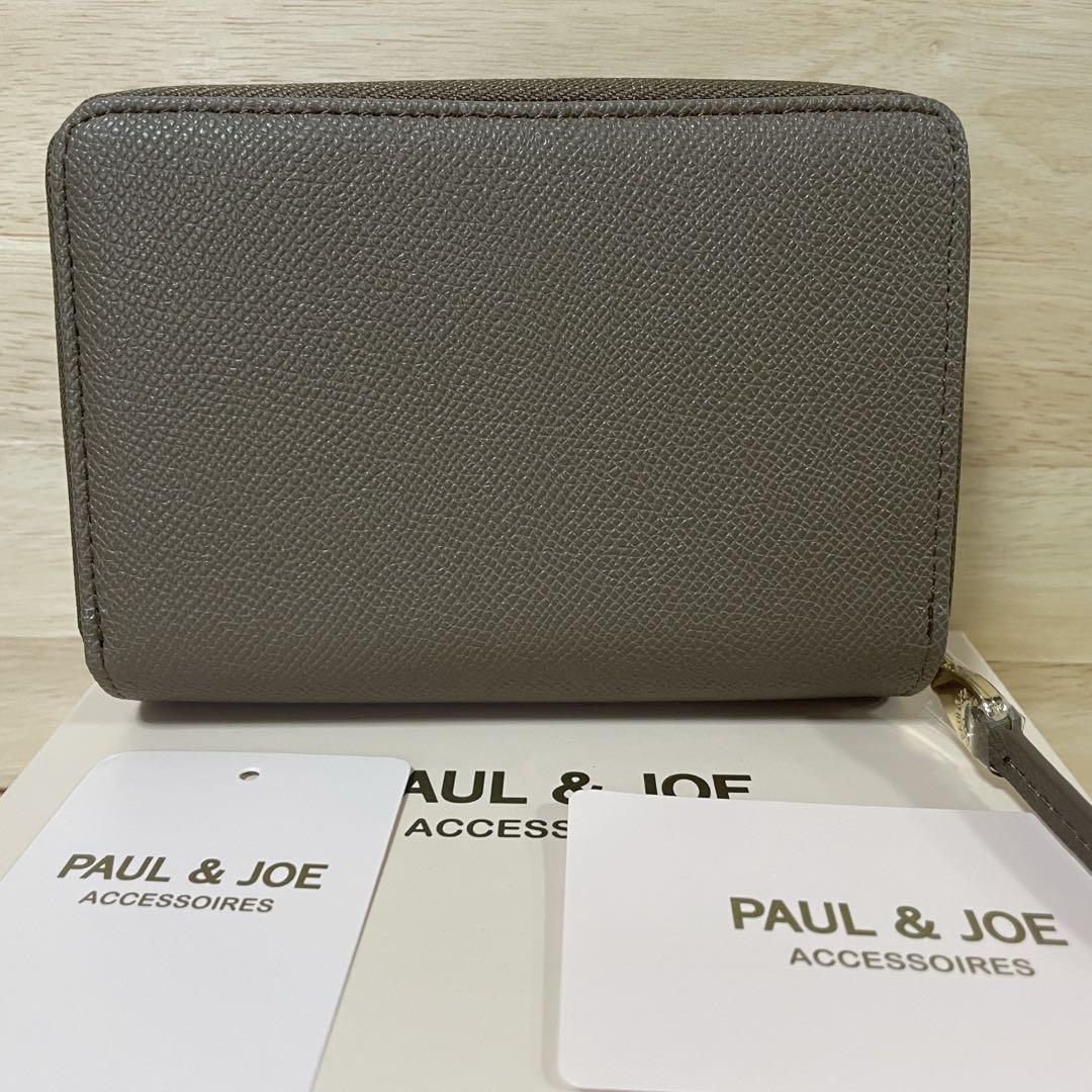 新品 ポール＆ジョー アクセソワ 折り財布 ブラウン ヌネット