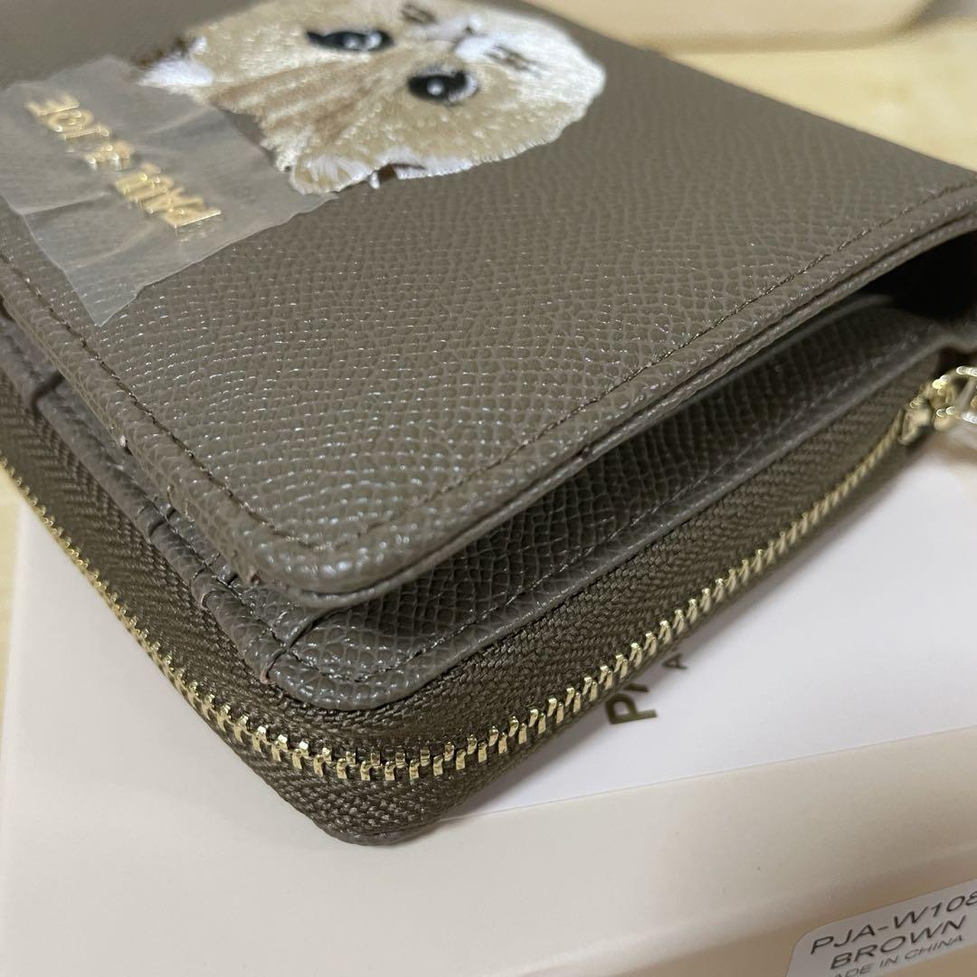 新品 ポール＆ジョー アクセソワ 折り財布 ブラウン ヌネット