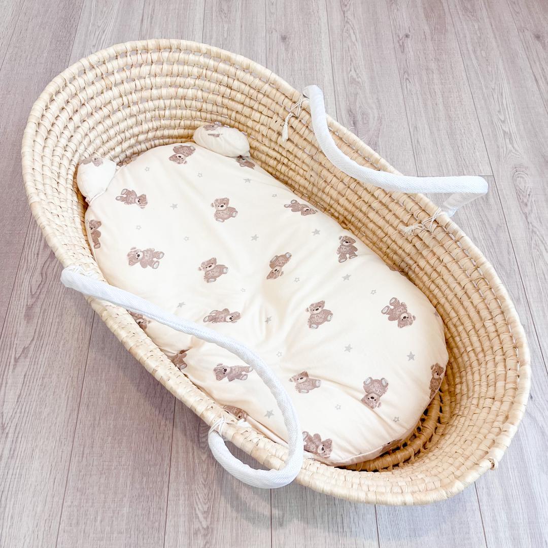 【訳あり美品】PUPPAPUPOクーファン＋ふとん【天竺ニット】プッパプーポ