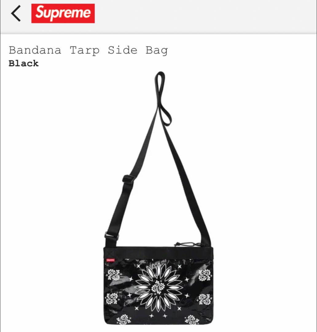 Supreme Bandana Tarp Side Bag  バンダナ バッグ