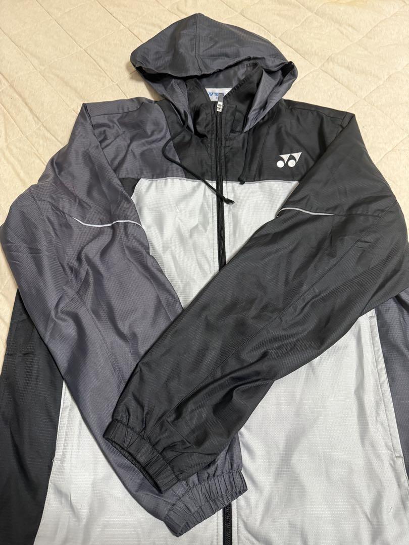 レビュー高評価の商品!の商品をすべて YONEX フード付きウォームアップジャケット グレー/ブラック ウェア