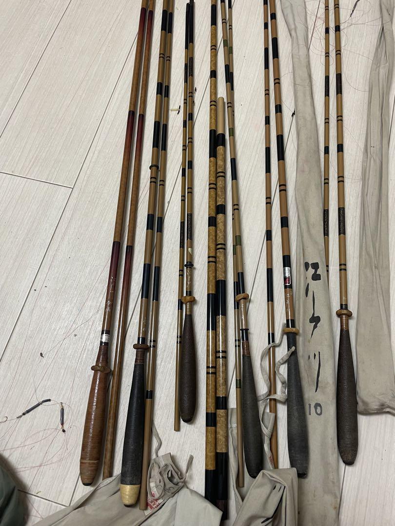 釣り竿SAKURA江戸川8、10、12、13、14尺へら竿ヘラ竿中古品