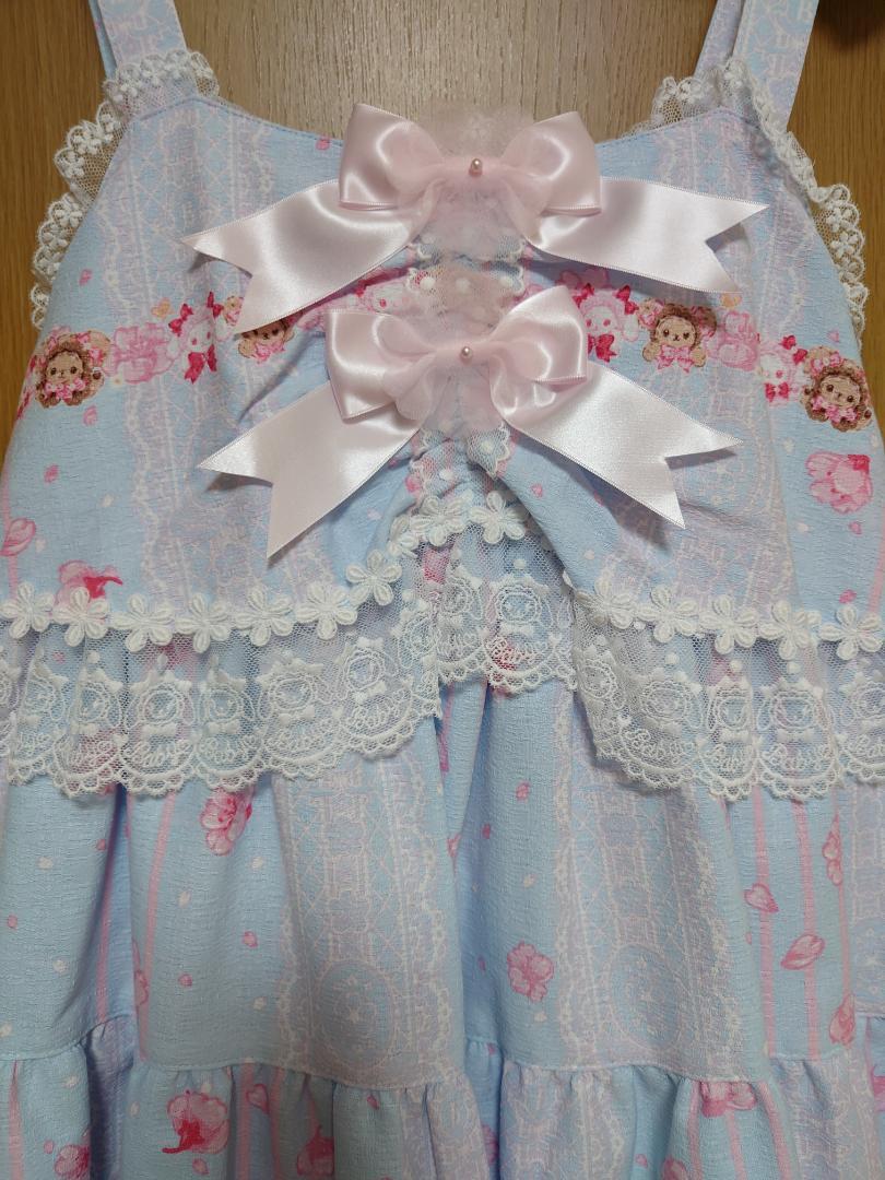 日本最大級の品揃え ベイビー SA♡KU♡RAくみゃちゃん柄JSKⅡ うさ