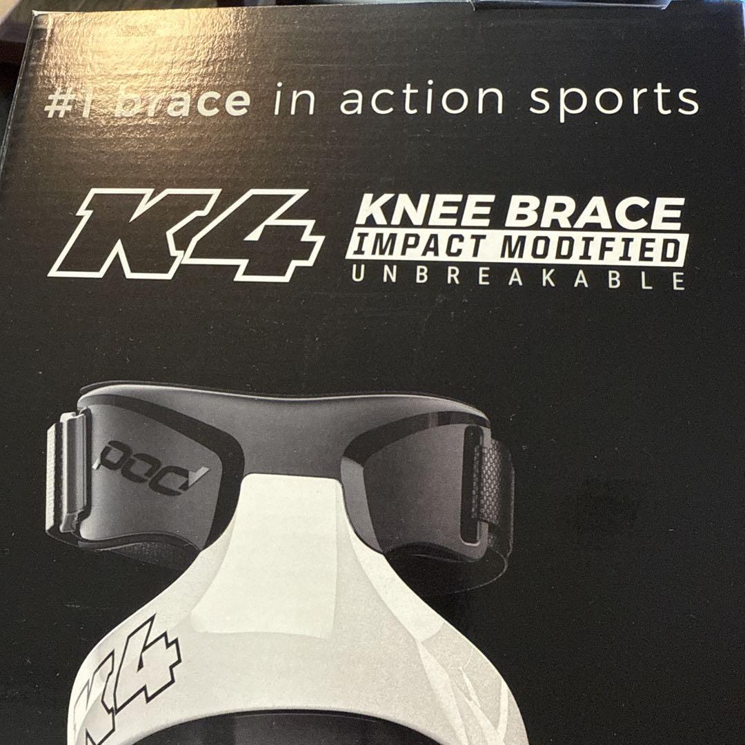 POD K4 2.0 Knee Brace M/L ブラック 一度使用の美品‼️