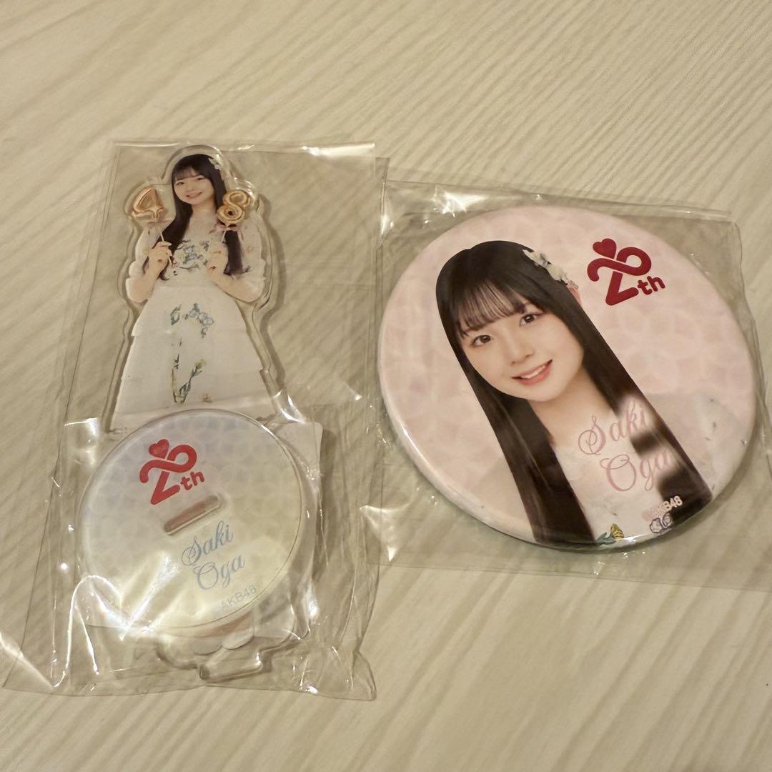 大賀彩姫　サイン入りタペストリー　48の日スクラッチ 大賀彩姫 AKB48 2025年「48の日」記念 スクラッチ - メルカリ
