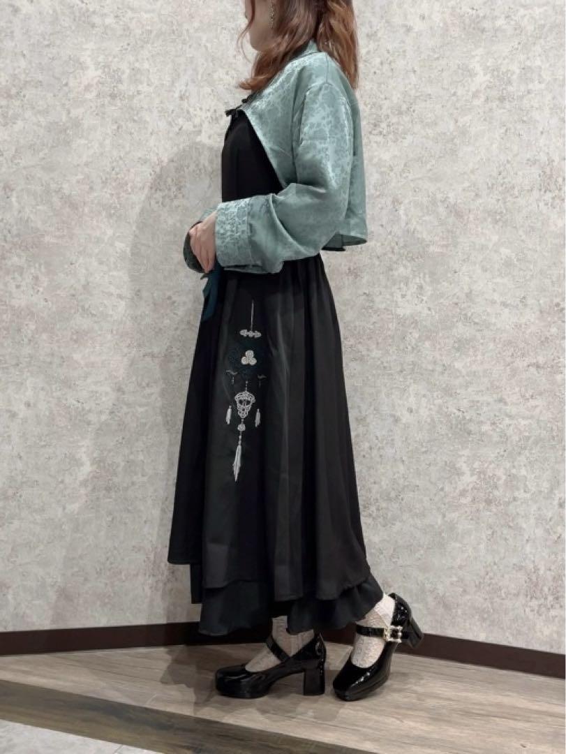 2点セット axes femme チャイナ キャミワンピース ボレロ風