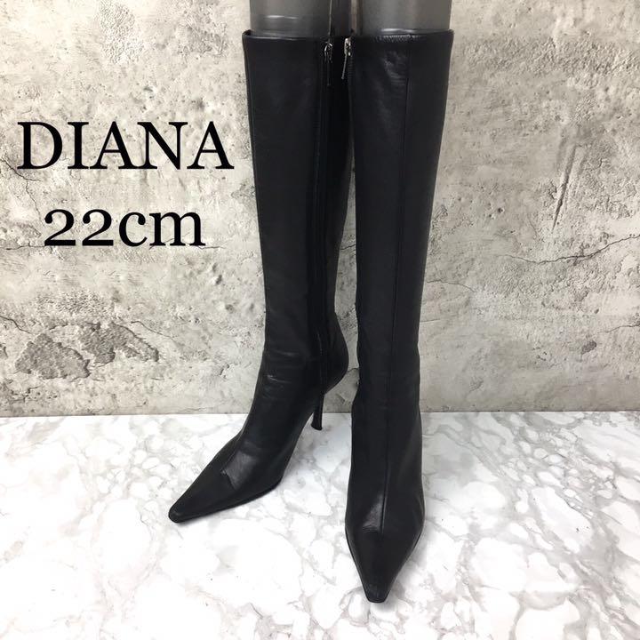史上最も激安】 新品未使用♡ ダイアナ ロングブーツ 22.5 - ブーツ 公式特典付 ART様 新品未使用 DIANA ダイアナ ブーツ ジップ ロングブーツ ブーツ