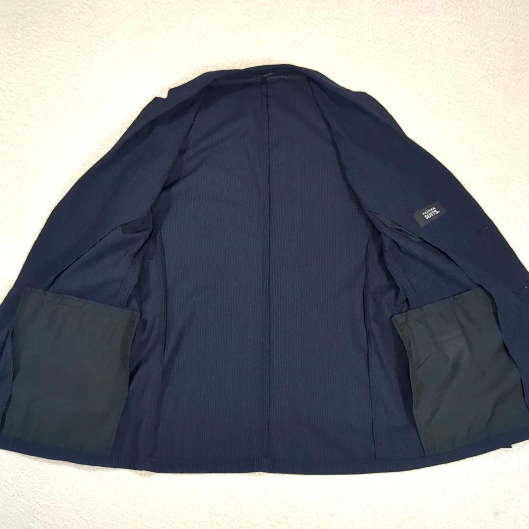 PAJAMA SUITSパジャマスーツ セットアップ 大きいサイズLL ネイビー
