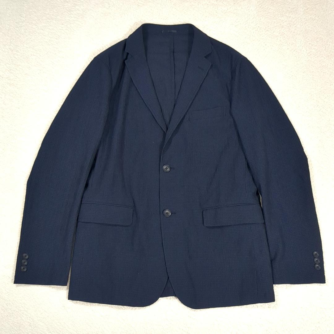 PAJAMA SUITSパジャマスーツ セットアップ 大きいサイズLL ネイビー