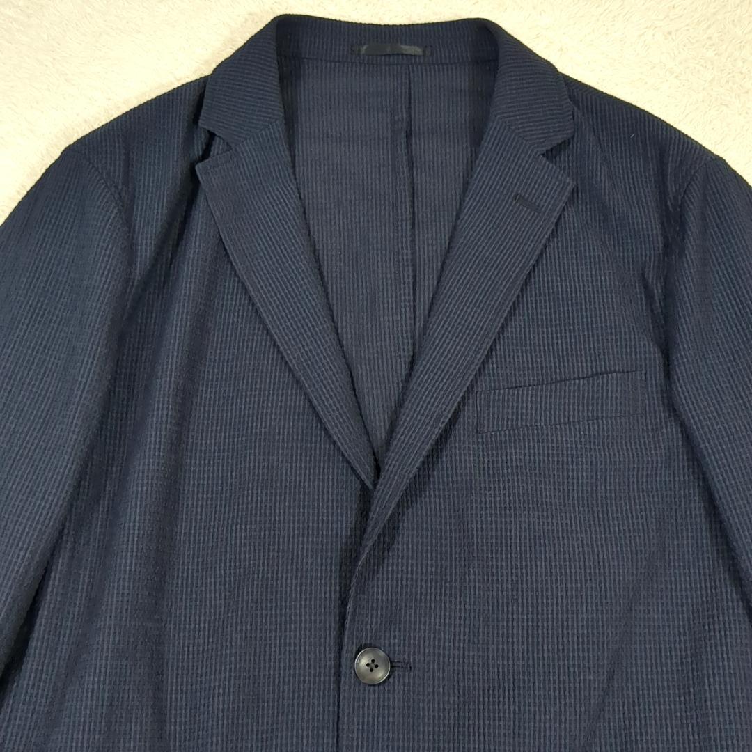 PAJAMA SUITSパジャマスーツ セットアップ 大きいサイズLL ネイビー