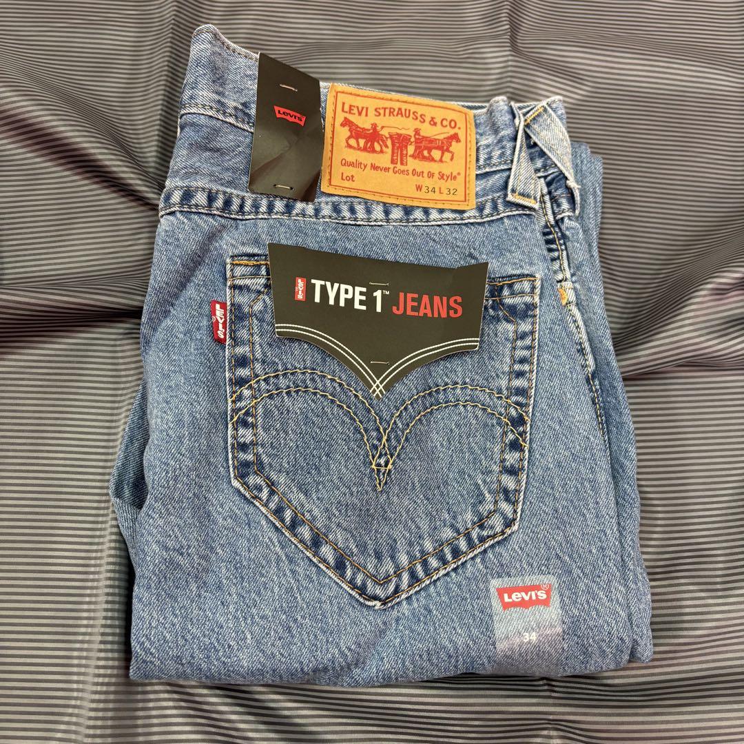 【JM-3-3】LEVI'S505 TYPE1ストレートW34L32新品未使用