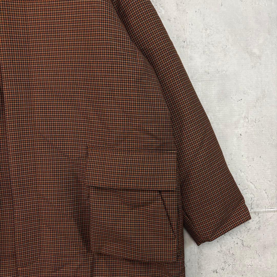 美品 ADVANCED DOWN SYSTEM ロング ダウン コート チェック 美品 ADVANCED DOWN SYSTEM ロング ダウン コート チェック