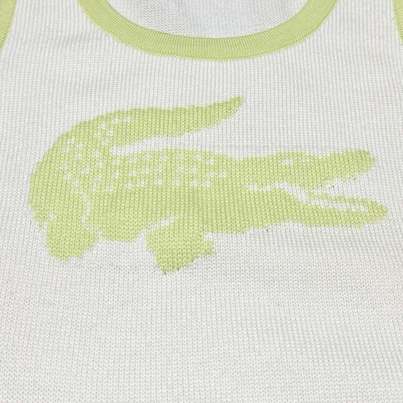 LACOSTE ラコステ ワニロゴ ノースリーブ ベスト レディース ビッグロゴ