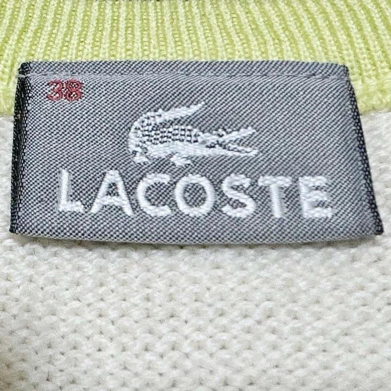 LACOSTE ラコステ ワニロゴ ノースリーブ ベスト レディース ビッグロゴ