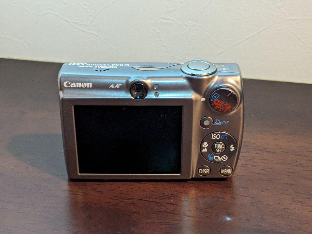 Canon IXY DIGITAL 900 IS 本体と付属品