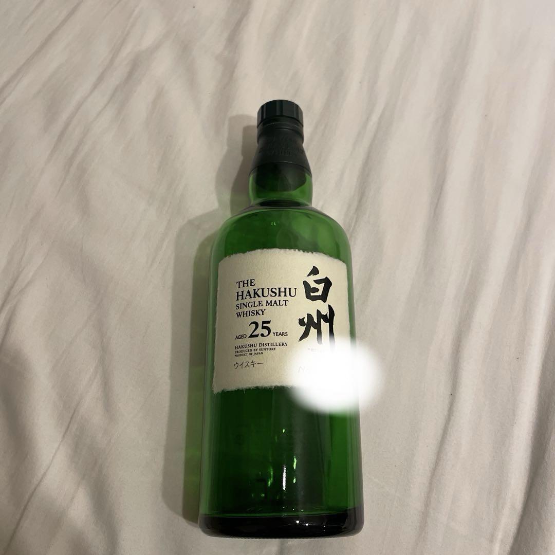 白州 25年 空瓶・化粧箱付き