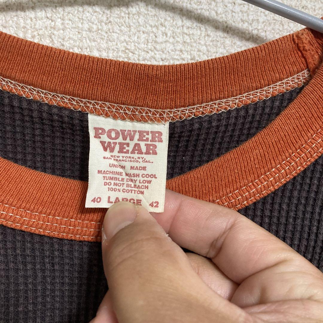 POWER WEAR 長袖カットソー Lサイズ