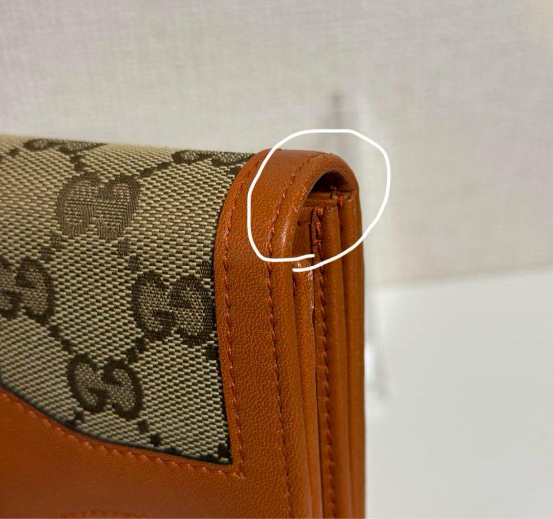 グッチ GUCCI二つ折り長財布 GGキャンバス
