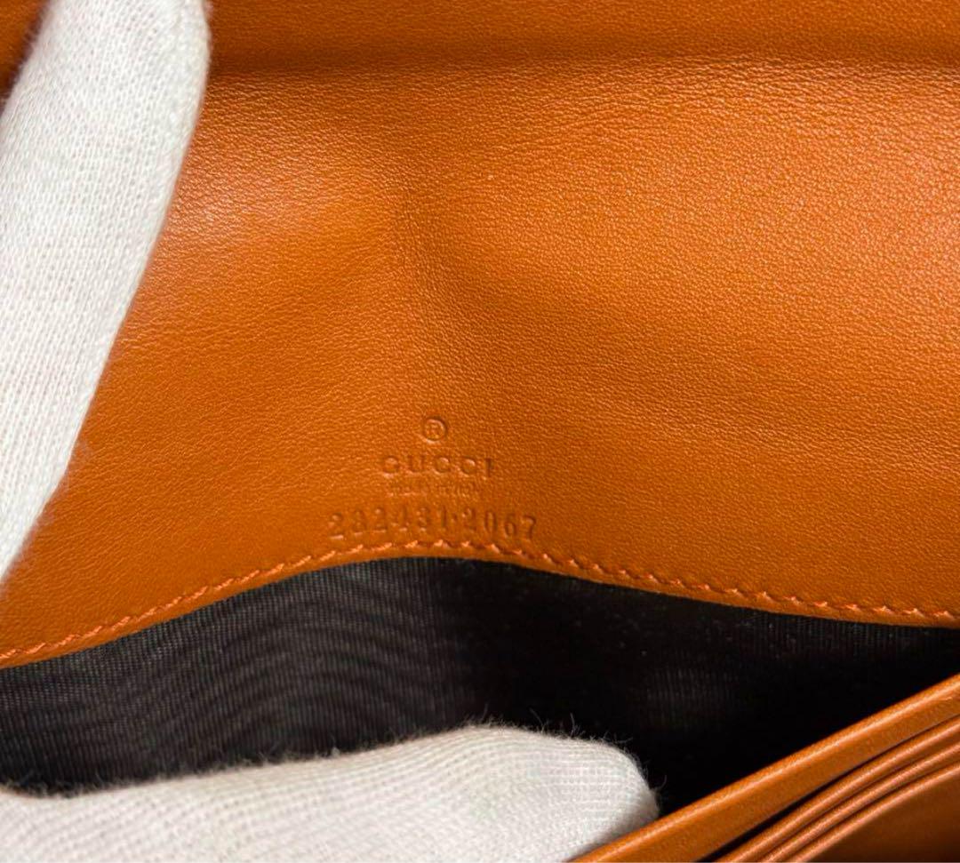 グッチ GUCCI二つ折り長財布 GGキャンバス