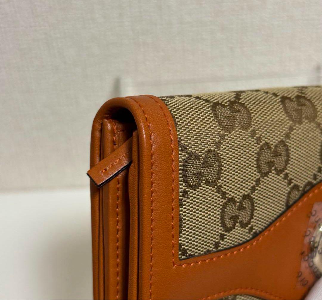 グッチ GUCCI二つ折り長財布 GGキャンバス