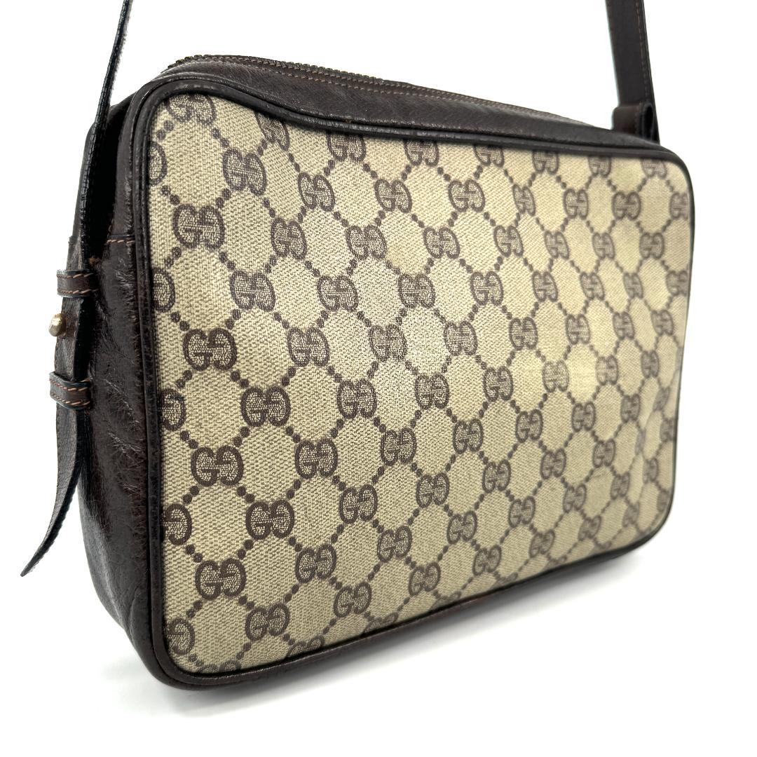 激安店舗 GUCCI 激レア シェリーライン L04-0189 PVC ショルダーバッグ バッグ